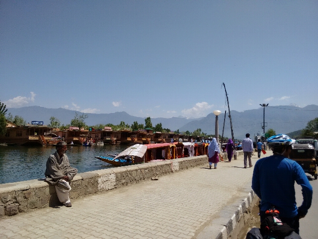 At Dal Lake: Saahil: “How disappointing. It’s just water, not dal.”